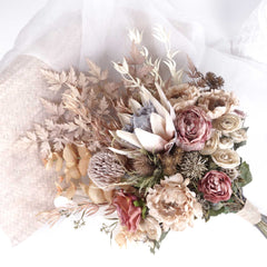 Native Protea Peony Rose Arrangement Native Protea Peony Rose Arrangement
