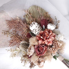 Native Protea Banksia Peony Bouquet 70cmH x 40cmW Native Protea Banksia Peony Bouquet 70cmH x 40cmW