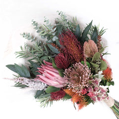 Native Protea Leucospermum Bouquet 70cmH x 40cmW Native Protea Leucospermum Bouquet 70cmH x 40cmW