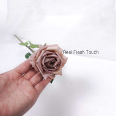 Real Touch Small Rose Stem 46cmH Real Touch Small Rose Stem 46cmH
