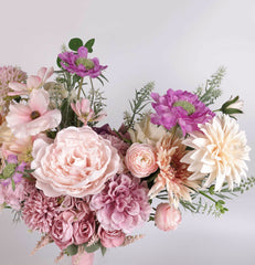 Pink Peony Dahlia Bouquet Pink Peony Dahlia Bouquet