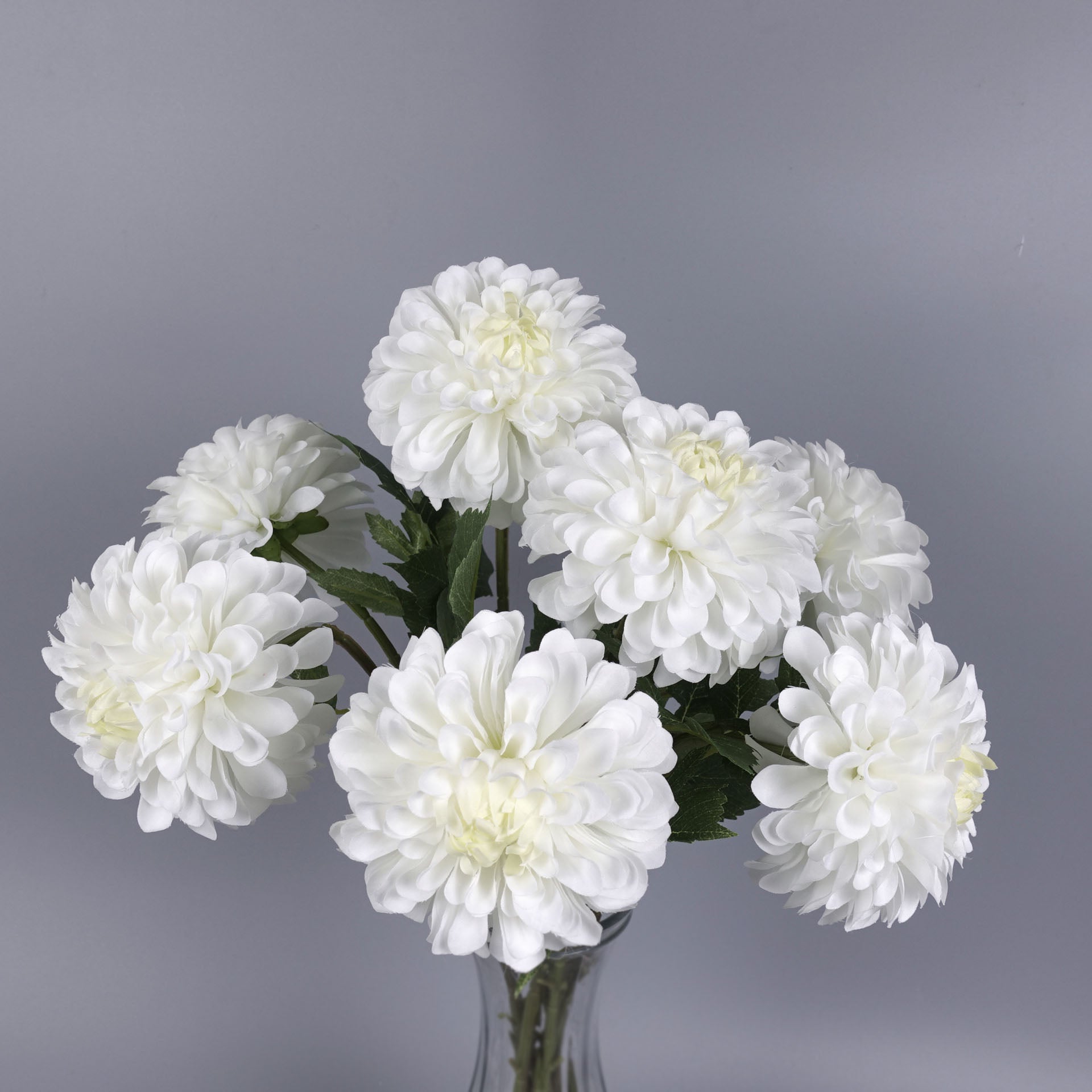 Artificial White Dahlia Faux White Dahlia