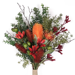 Native Banksia Leucadendron Bouquet 70cmH x 40cmW Native Banksia Leucadendron Bouquet 70cmH x 40cmW