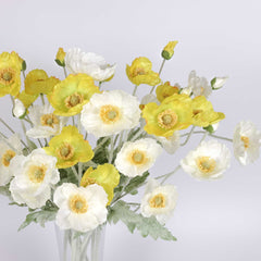 Artificial Poppy Flower Stem 60cmH Artificial Poppy Flower Stem 60cmH