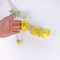 Artificial Poppy Flower Stem 60cmH Artificial Poppy Flower Stem 60cmH