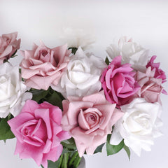 Real Touch Garden Rose Stem (Type5) 73cmH Real Touch Garden Rose Stem (Type5) 73cmH