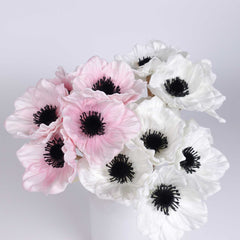 6 Stems Real-touch Anemone Bunch 25cmH 6 Stems Real-touch Anemone Bunch 25cmH