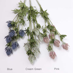 6 Heads Artificial Thistle Long Spray 83cmH 6 Heads Artificial Thistle Long Spray 83cmH