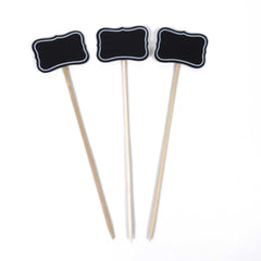 3 x Wooden Chalkboard Signs Picks 3 x Wooden Chalkboard Signs Picks