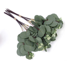 5 Stems Real-touch Eucalyptus Silver Dollar Bunch 45cmH 5 Stems Real-touch Eucalyptus Silver Dollar Bunch 45cmH