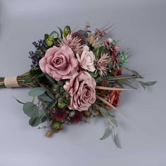 Rose Banksia Mum Bouquet 70cmH x 50cmW Rose Banksia Mum Bouquet 70cmH x 50cmW