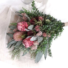 Native Protea Thistle Arrangement