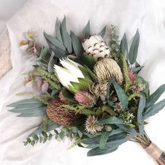 Artificial Flower Arrangement Native Arrangement Artificial Native Wedding Bouquet