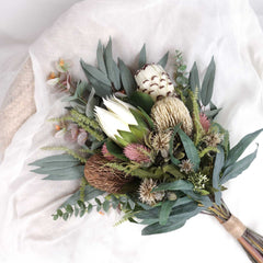 Artificial Flower Arrangement Australi Artificial Native Protea Bouquet