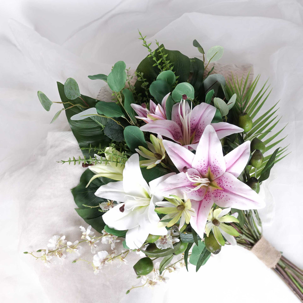 Artificial Flower Arrangement Australia Artificial Lily Arrangement Bridal Wedding Bouquet