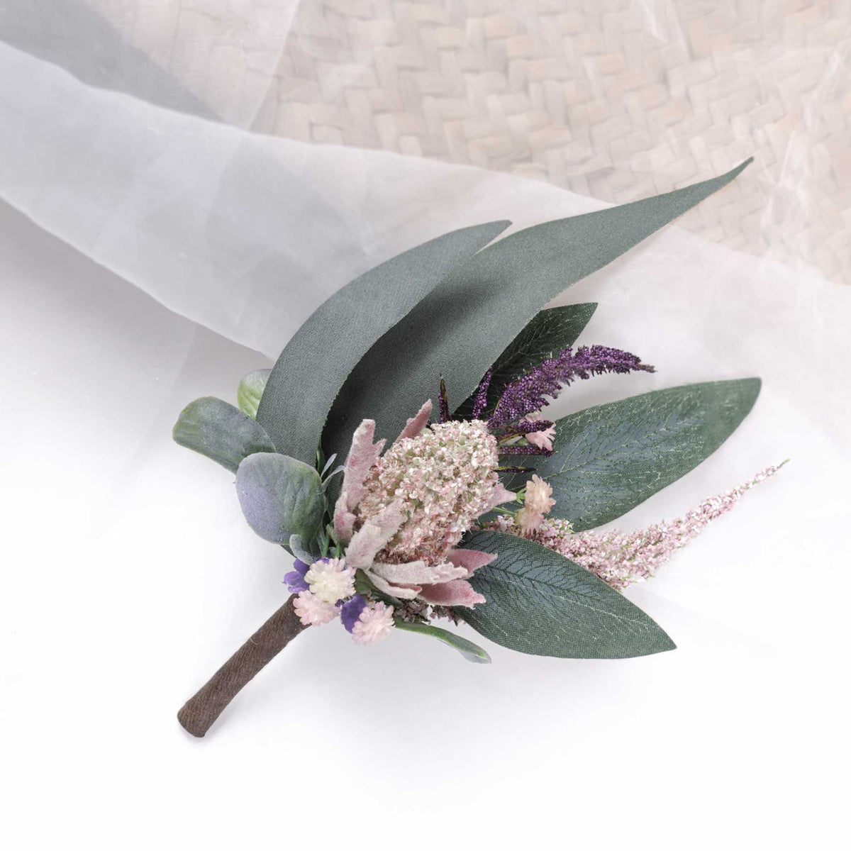 Artificial Boutonniere Wedding Boutonniere Buttonhole Pinhole