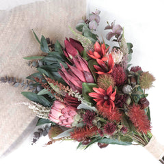 Native Red Protea Arrangement