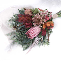 Native Protea Leucospermum Bouquet 70cmH x 40cmW