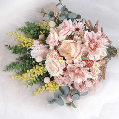 Native Banksia Wattle Rose Arrangement