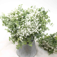 Eucalyptus Gypso Baby's Breath Bouquet 31cmH