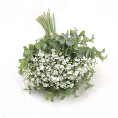 Eucalyptus Gypso Baby's Breath Bouquet 31cmH