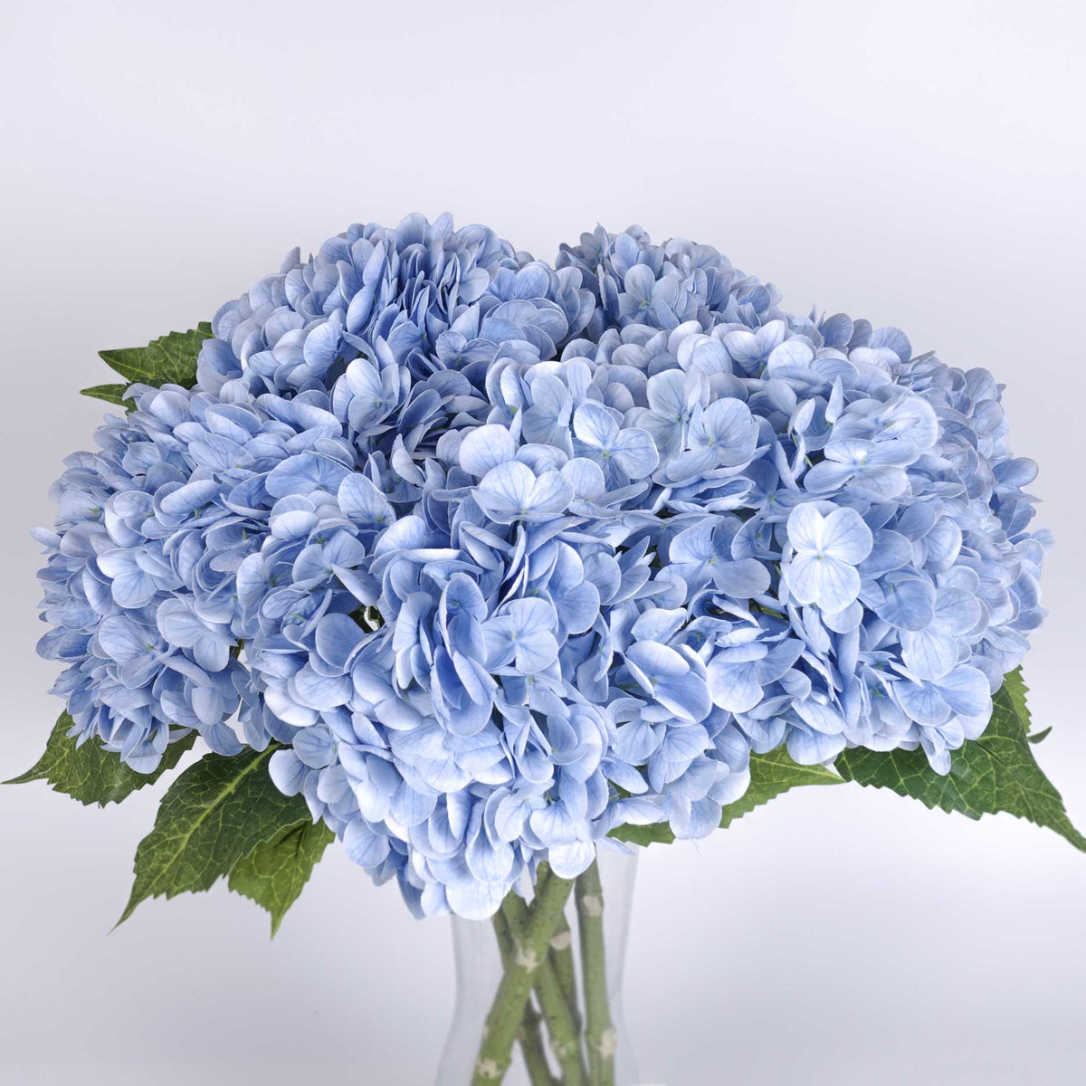 Real Touch Hydrangea Stem Blue 50cmH