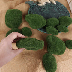 20pcs Artificial Moss Stone