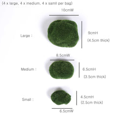 20pcs Artificial Moss Stone