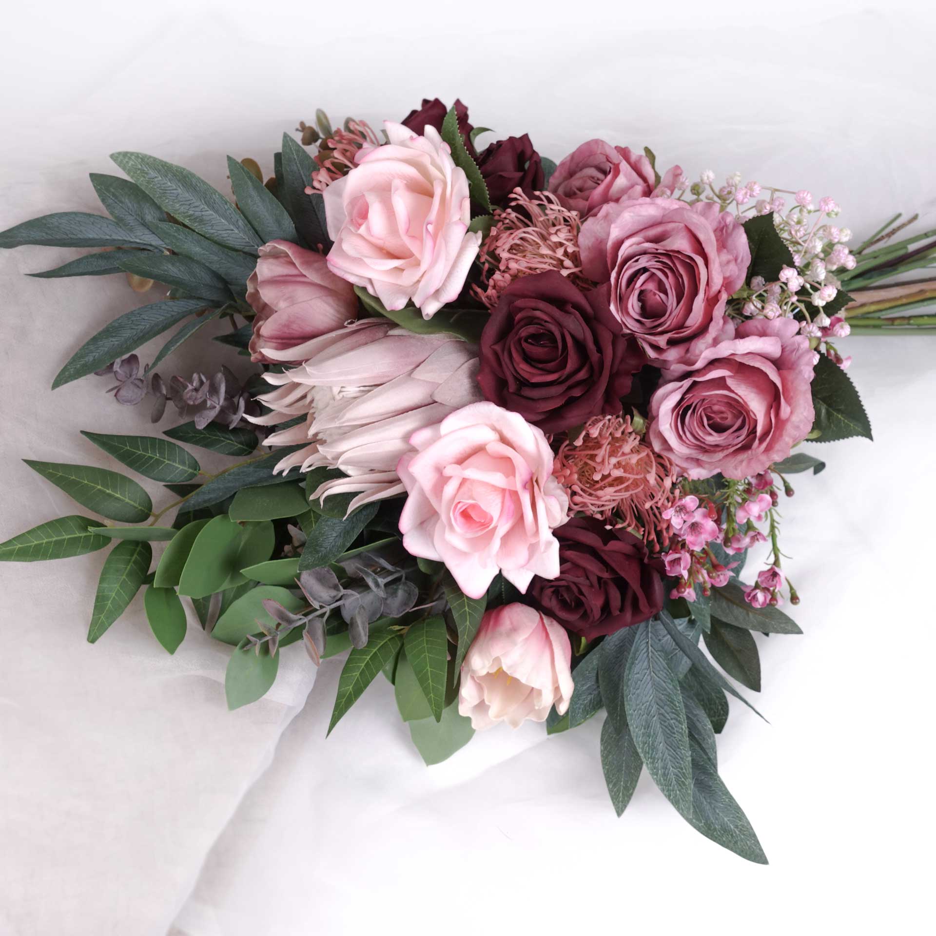 Native Protea Rose Bouquet Side