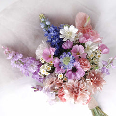 Pastel Dahlia Cosmos Arrangement