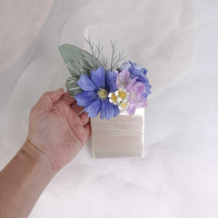 Pocket Wedding Boutonniere Cosmos