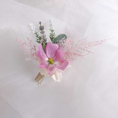 Cosmos Wedding Boutonniere  Buttonhole