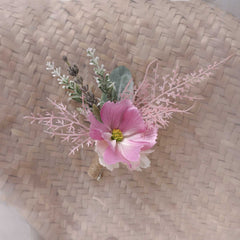 Cosmos Wedding Boutonniere  Buttonhole