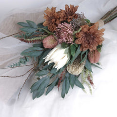 Native Protea Dahlia Bouquet 70cmH x 40cmW