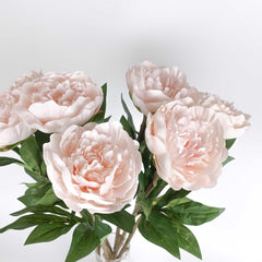 Real-touch Peony Flower Stem 65cmH