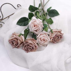 Real Touch Small Rose Stem 46cmH