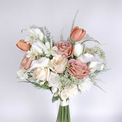 Calla Lily Tulip Rose Bridal Wedding Bouquet