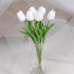 6 Stems Small Tulip Bunch 34cmH