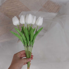 6 Stems Small Tulip Bunch 34cmH