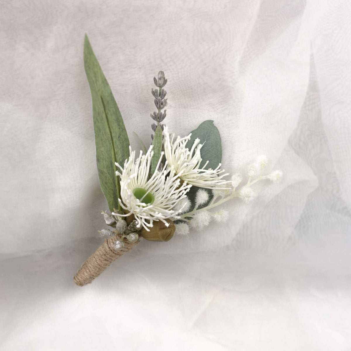 Native Flowering Gum Wedding Buttonhole