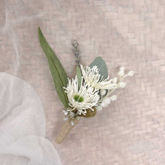 Native Flowering Gum Wedding Buttonhole