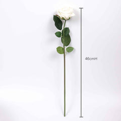 Real Touch Small Rose Stem 46cmH