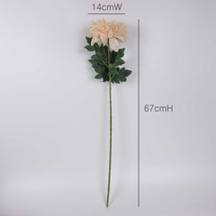 Artificial Dahlia Stem 67cmH