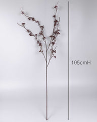 Seeded Willow Twig Branch 105cmH