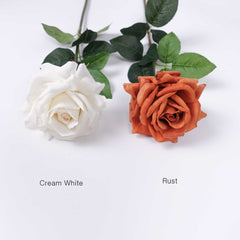 Real Touch Garden Rose Stem (Type1) 75cmH