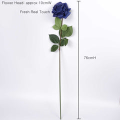 Real Touch Garden Rose Stem (Type1) 75cmH