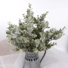 Frosted Artificial Eucalyptus Bush 47cmH