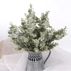 Frosted Artificial Eucalyptus Bush 47cmH