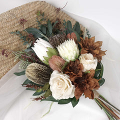 Native Protea Banksia Rose Bouquet