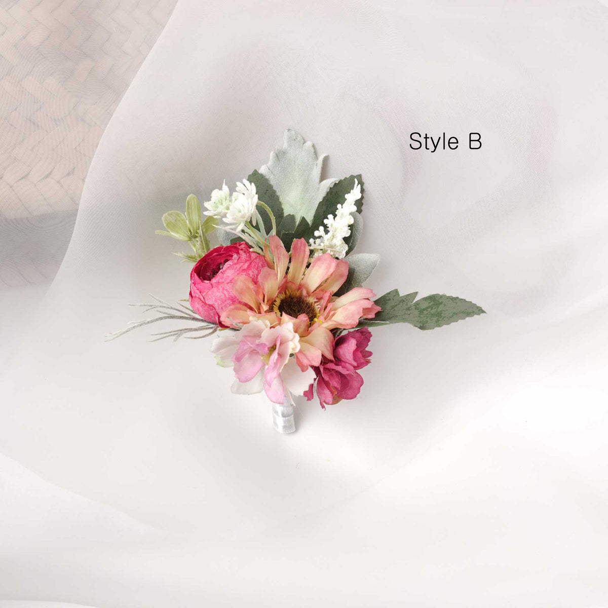 Wedding Buttonhole Boutonniere Pinholes